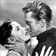Publicity photo of Kirk Douglas and Eve Miller