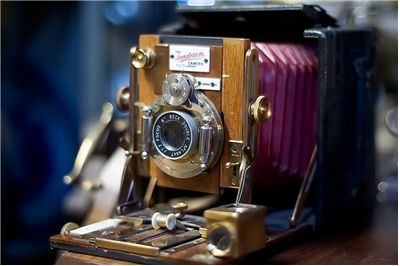 Old plate camera