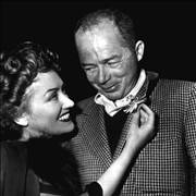 Publicity photo of Billy Wilder and Gloria Swanson 